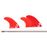 DORSAL Hexcore FCS Thruster Fins — Medium / Red / Honeycomb - view 3