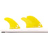 DORSAL Hexcore FCS Thruster Fins — Medium / Yellow / Honeycomb - view 3