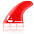 DORSAL Hexcore Thrusters Futures Fins — Medium / Red / Honeycomb - view 3