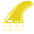 DORSAL Hexcore Thrusters Futures Fins — Medium / Yellow / Honeycomb - view 3
