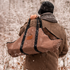 White Duck Boat Shape Canvas Firewood Log Carriers