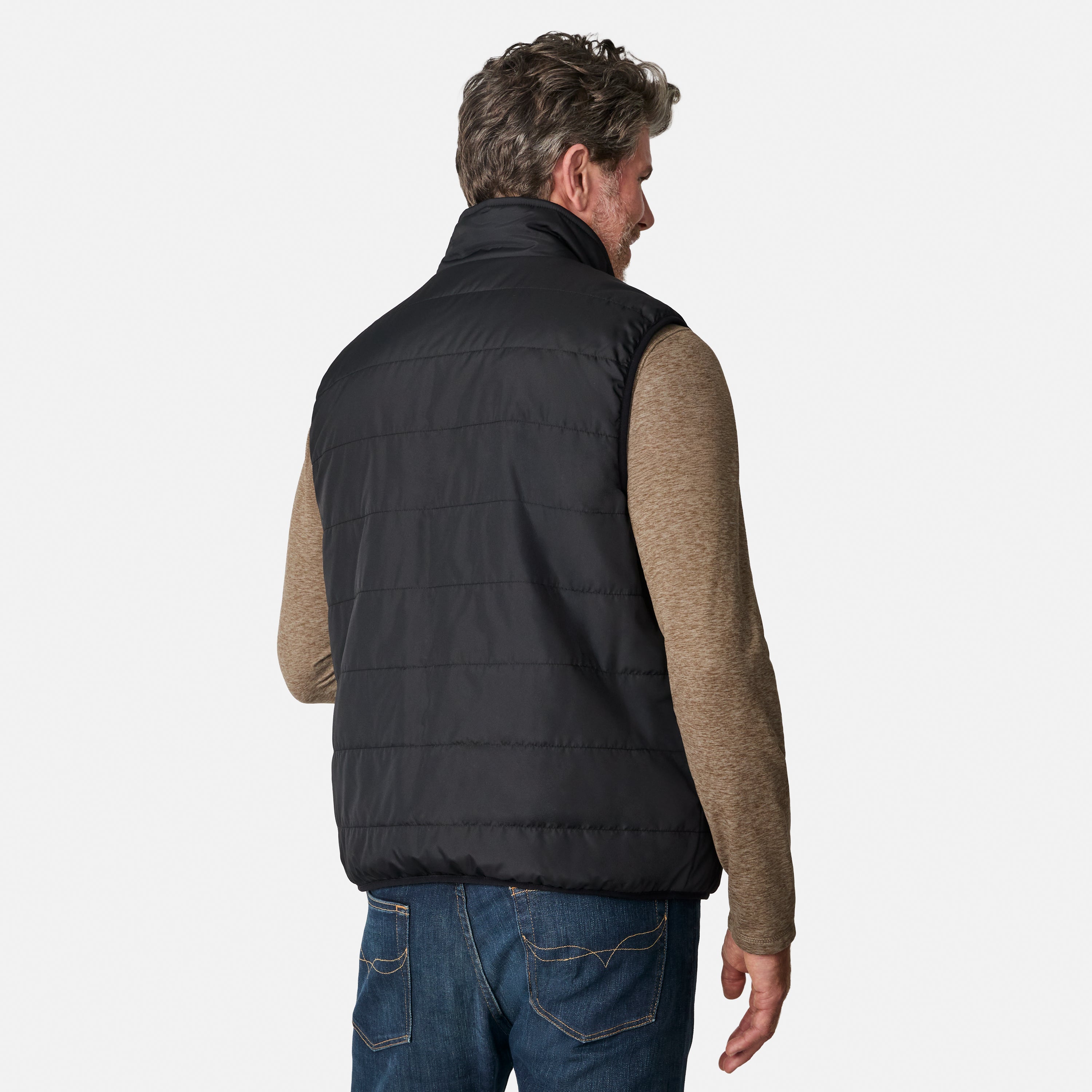 Free Country Men's Atlas II Quilted Reversible Sherpa Vest