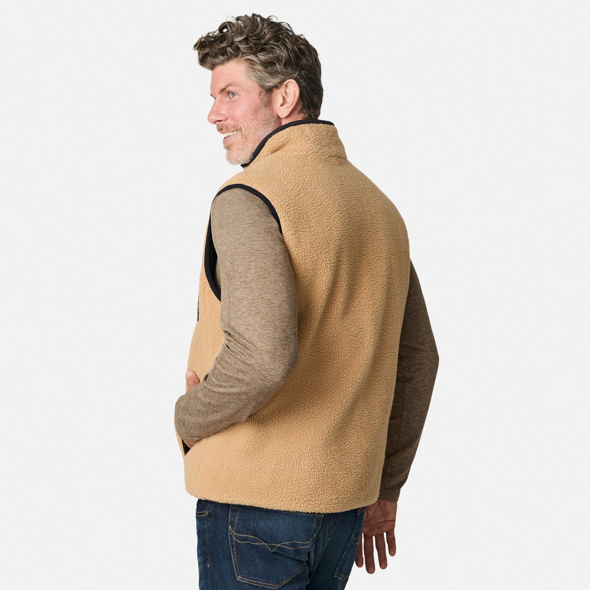 Free Country Men's Atlas II Quilted Reversible Sherpa Vest