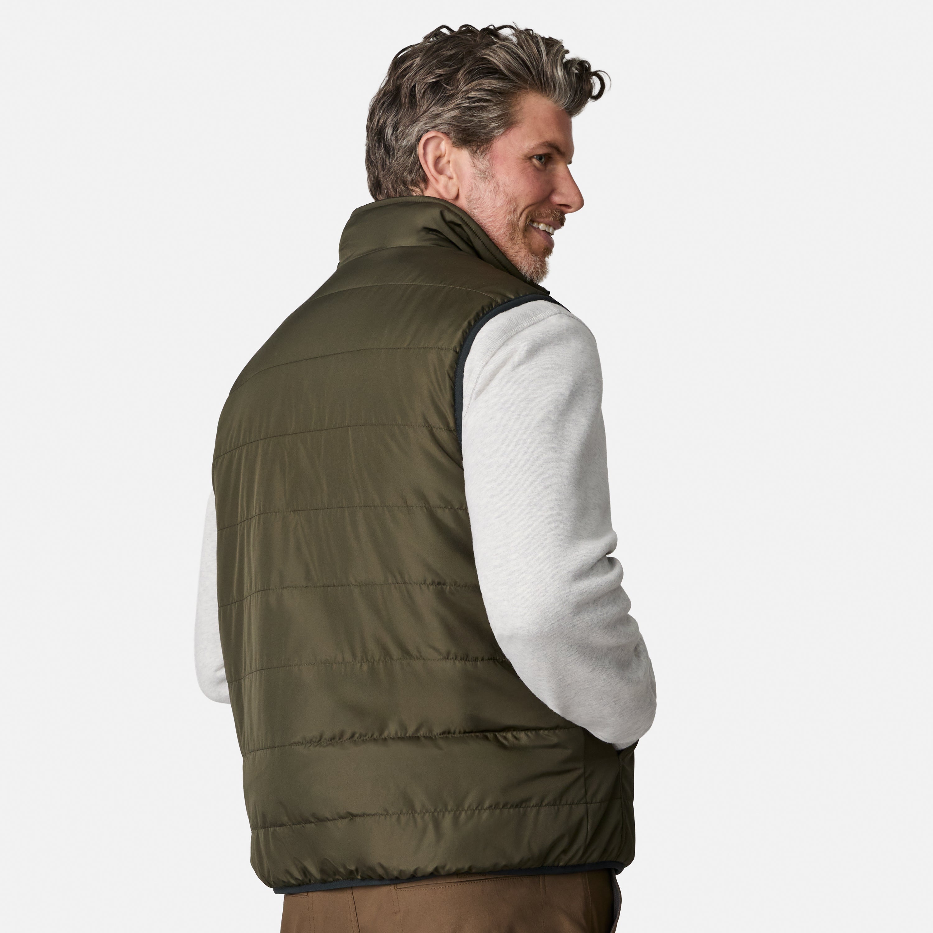 Free Country Men's Atlas II Quilted Reversible Sherpa Vest