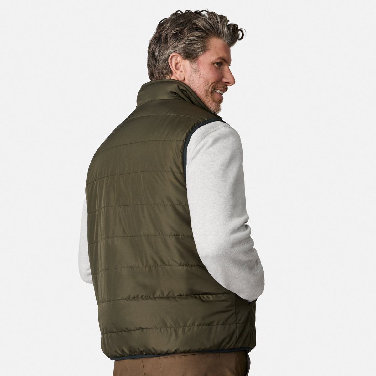 Free Country Men's Atlas II Quilted Reversible Sherpa Vest