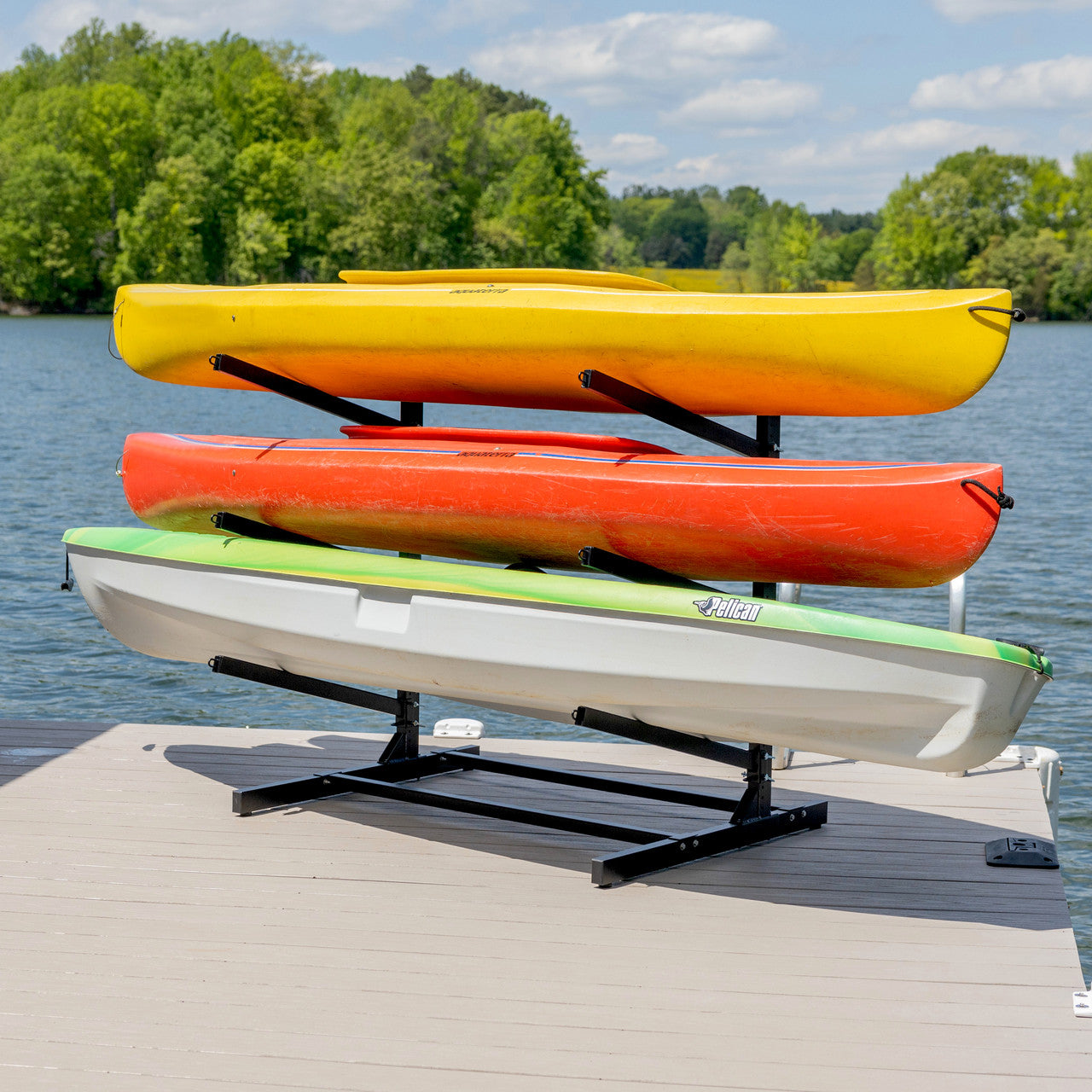 StoreYourBoard G-Watersport 3-Level Rack, Black — product view 1