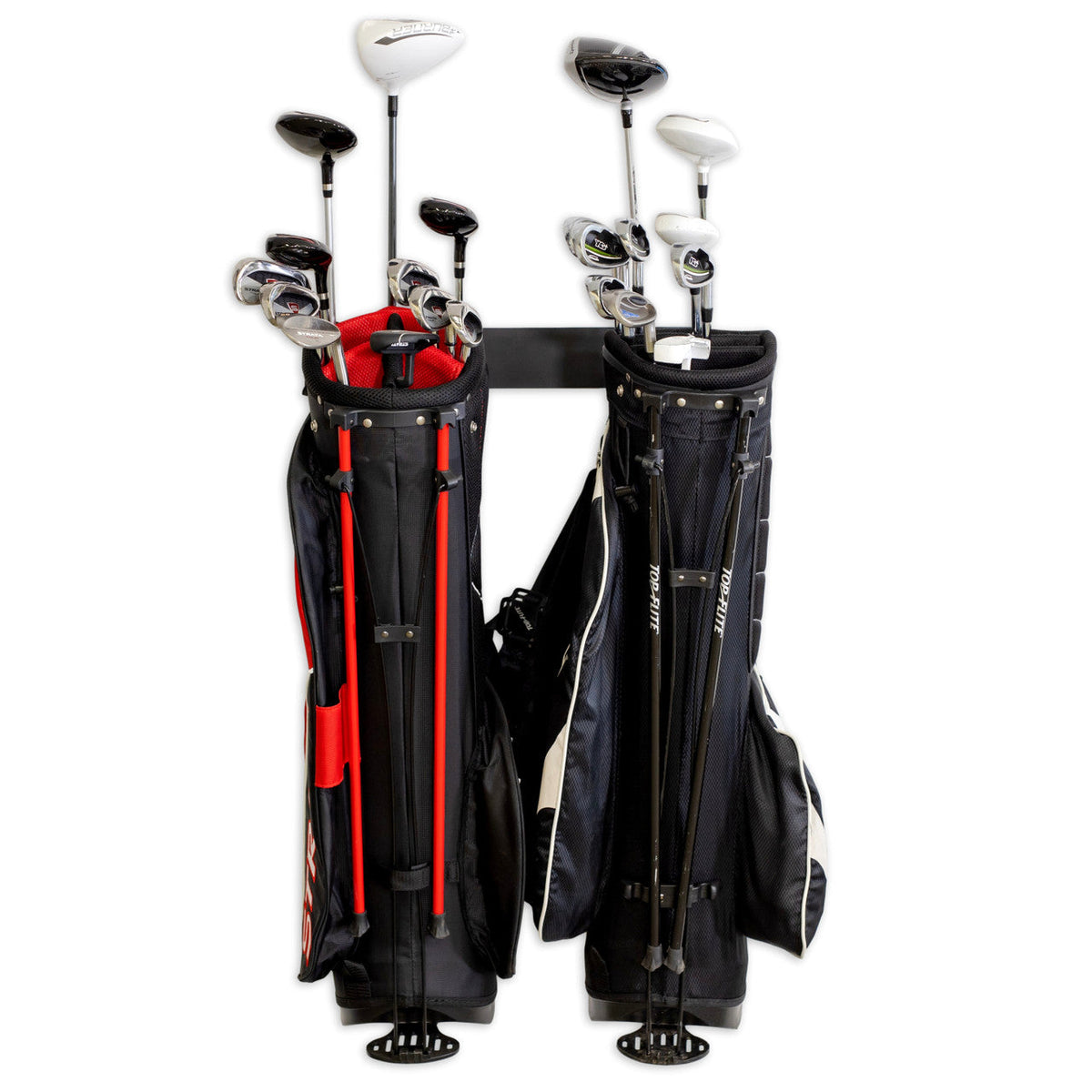 Torrey Pines Golf Bag Storage Rack | Holds 2 Golf Bags - product view 2