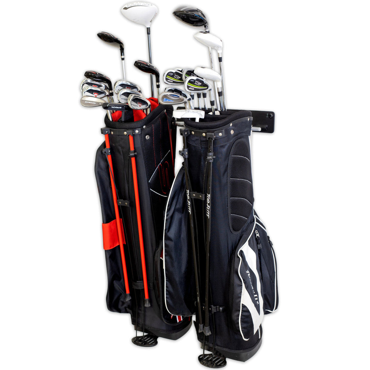 Torrey Pines Golf Bag Storage Rack | Holds 2 Golf Bags - product view 1