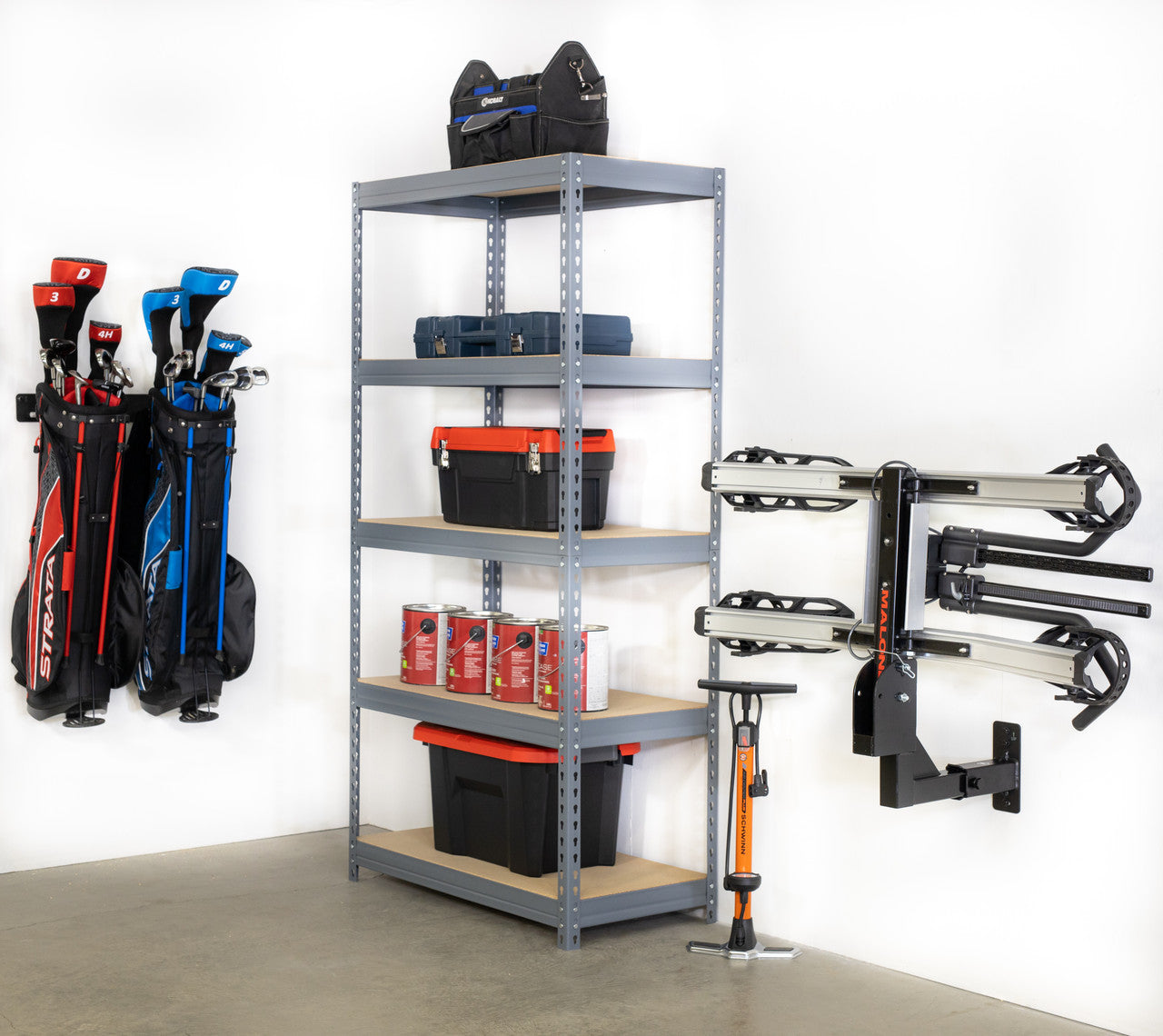 2" Hitch Wall Mount | Holds Bike or Cargo Car Rack - product view 5