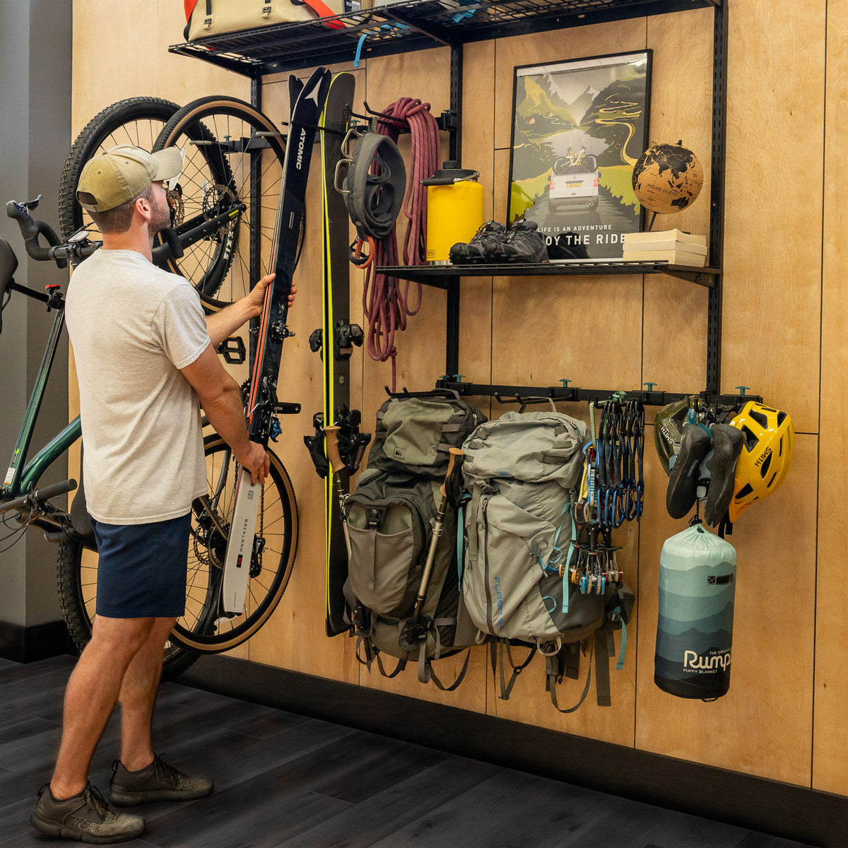 G-Adventure Pro | Adjustable Wall Storage System | Holds 500 lbs - product view 6