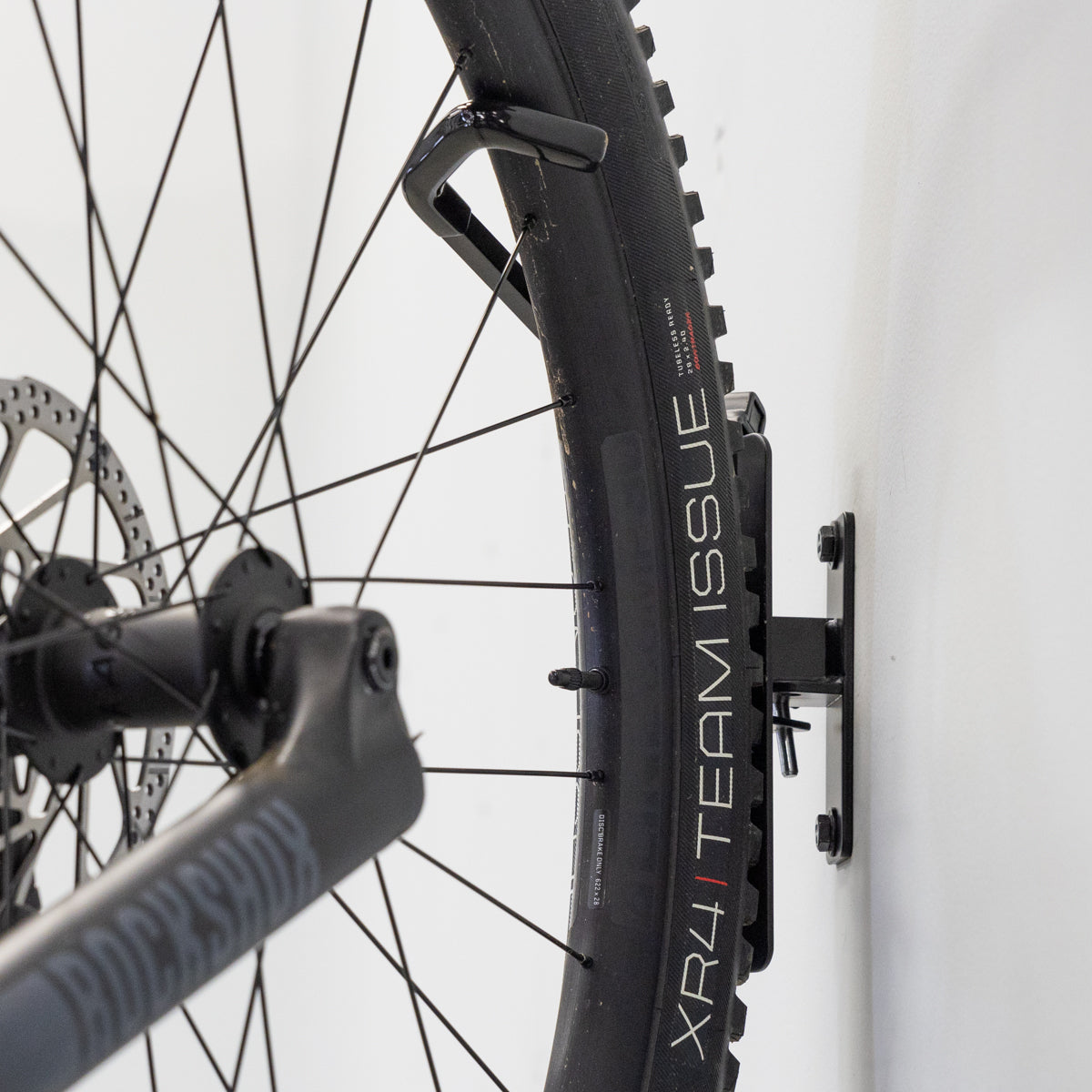 Swivel Mount Bike Storage Rack | 2 Bike Garage Wall Hooks - product view 4