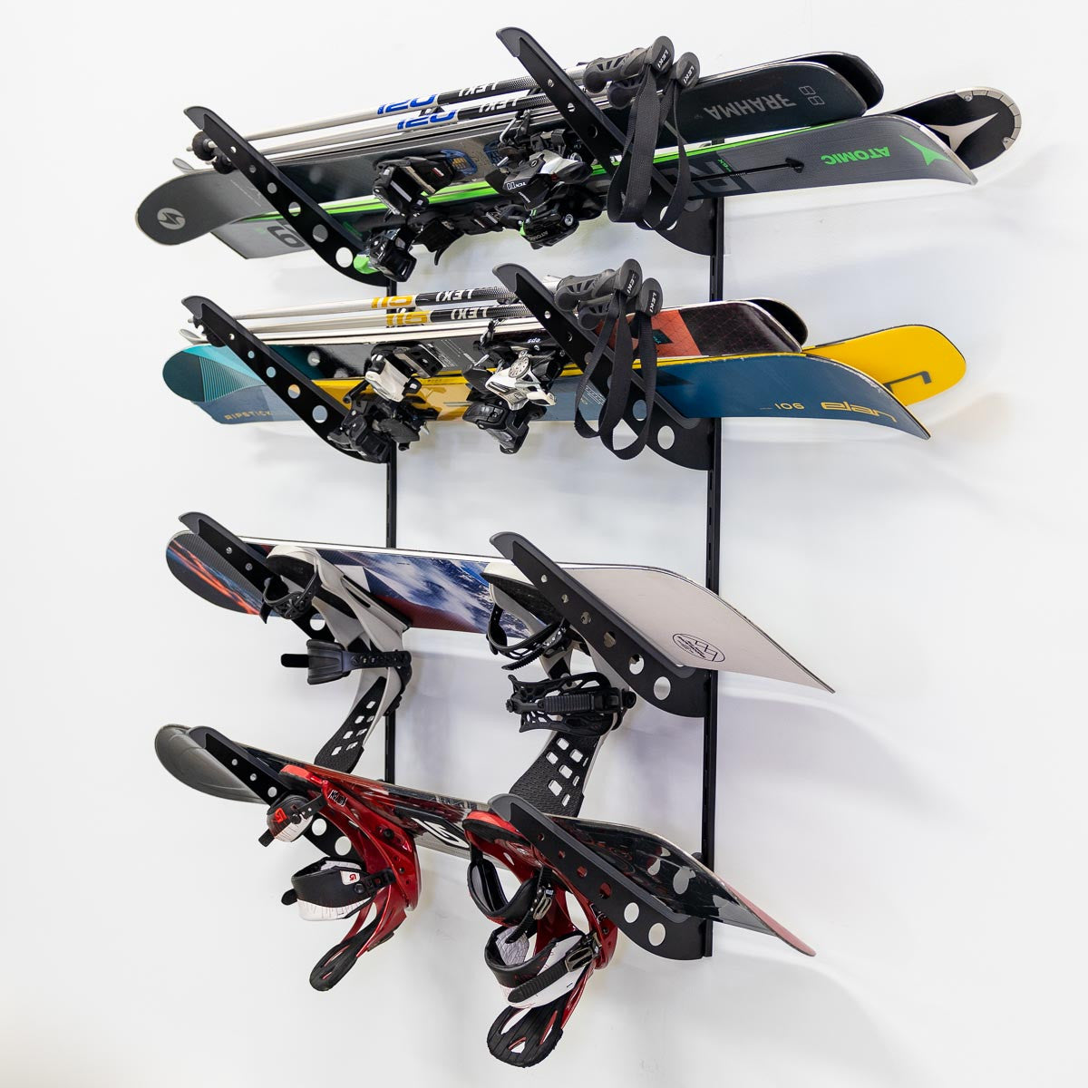 StoreYourBoard Jay Peak 4-Level Ski & Snowboard Rack — product view 6