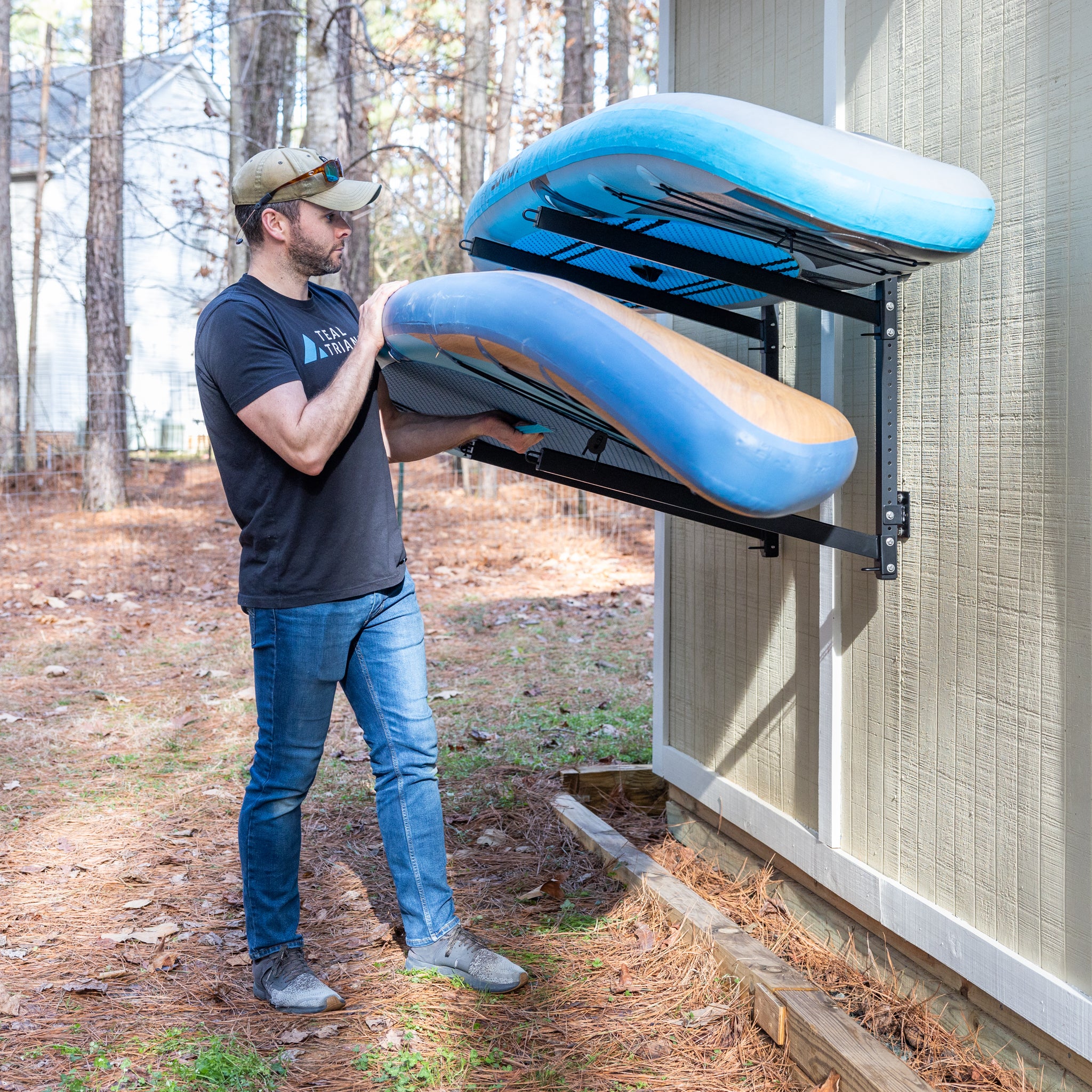 Sandbridge SUP & Surfboard Storage | Outdoor Adjustable Rack | 2 Level - product view 5