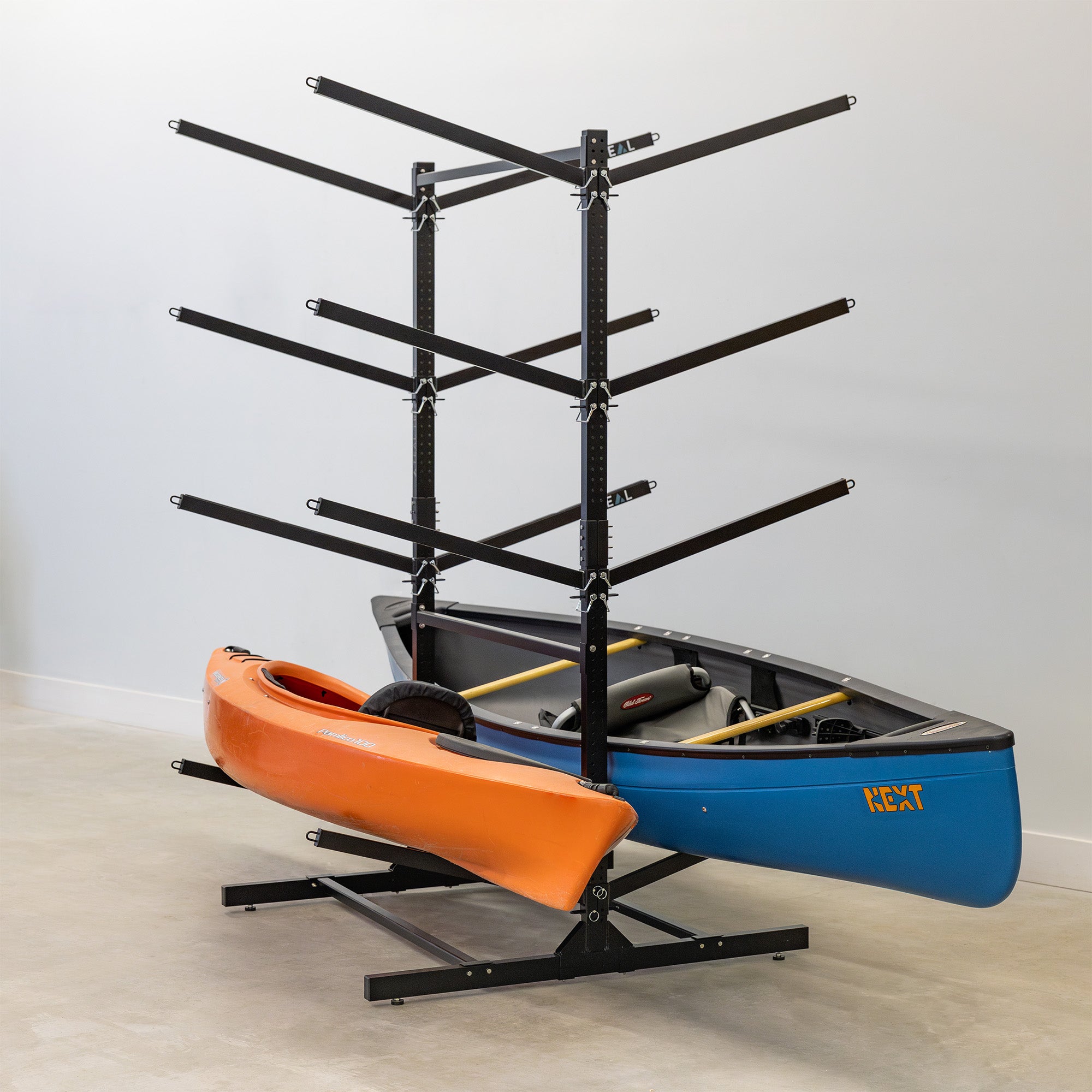 StoreYourBoard G-Watersport 8-Level Double-Sided Rack, Black — product view 1