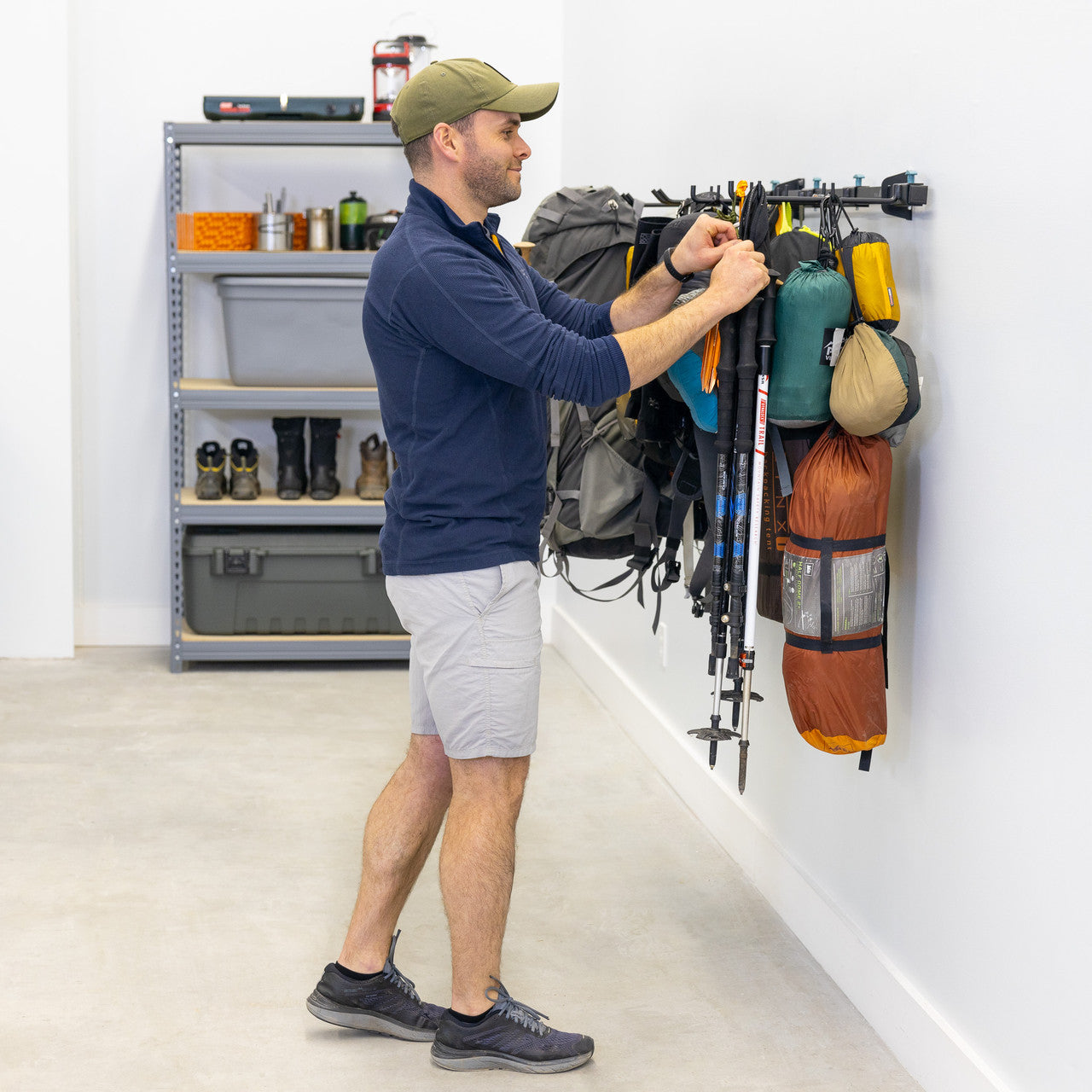 G-Hike & Camp | Adjustable Wall Storage System | Holds 300 lbs - product view 4