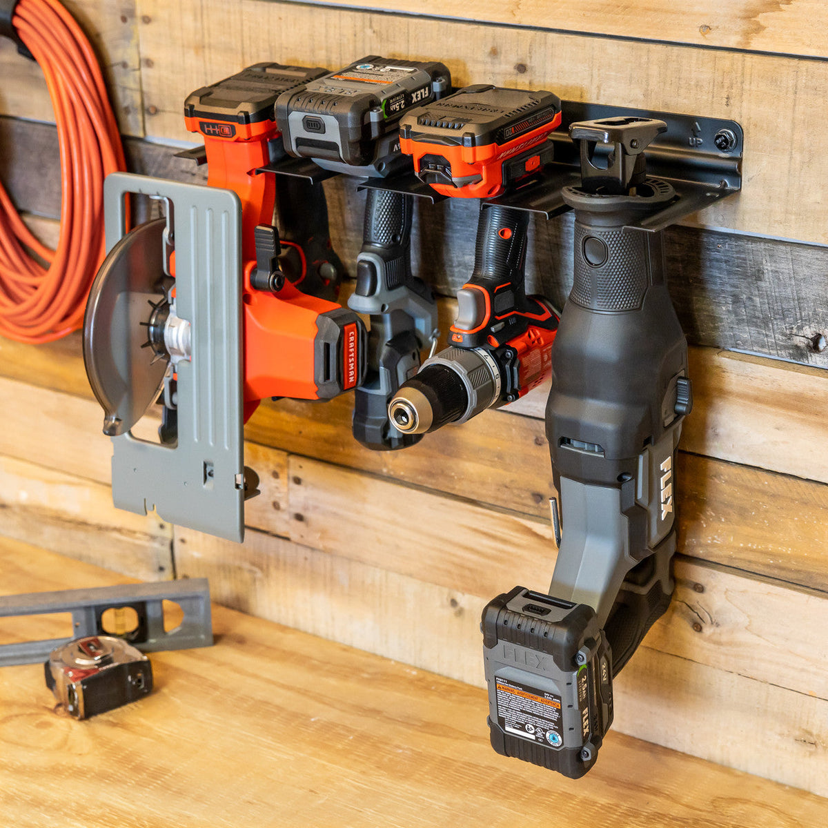 E-Power Tool Organizer | Garage Storage Rack - product view 7