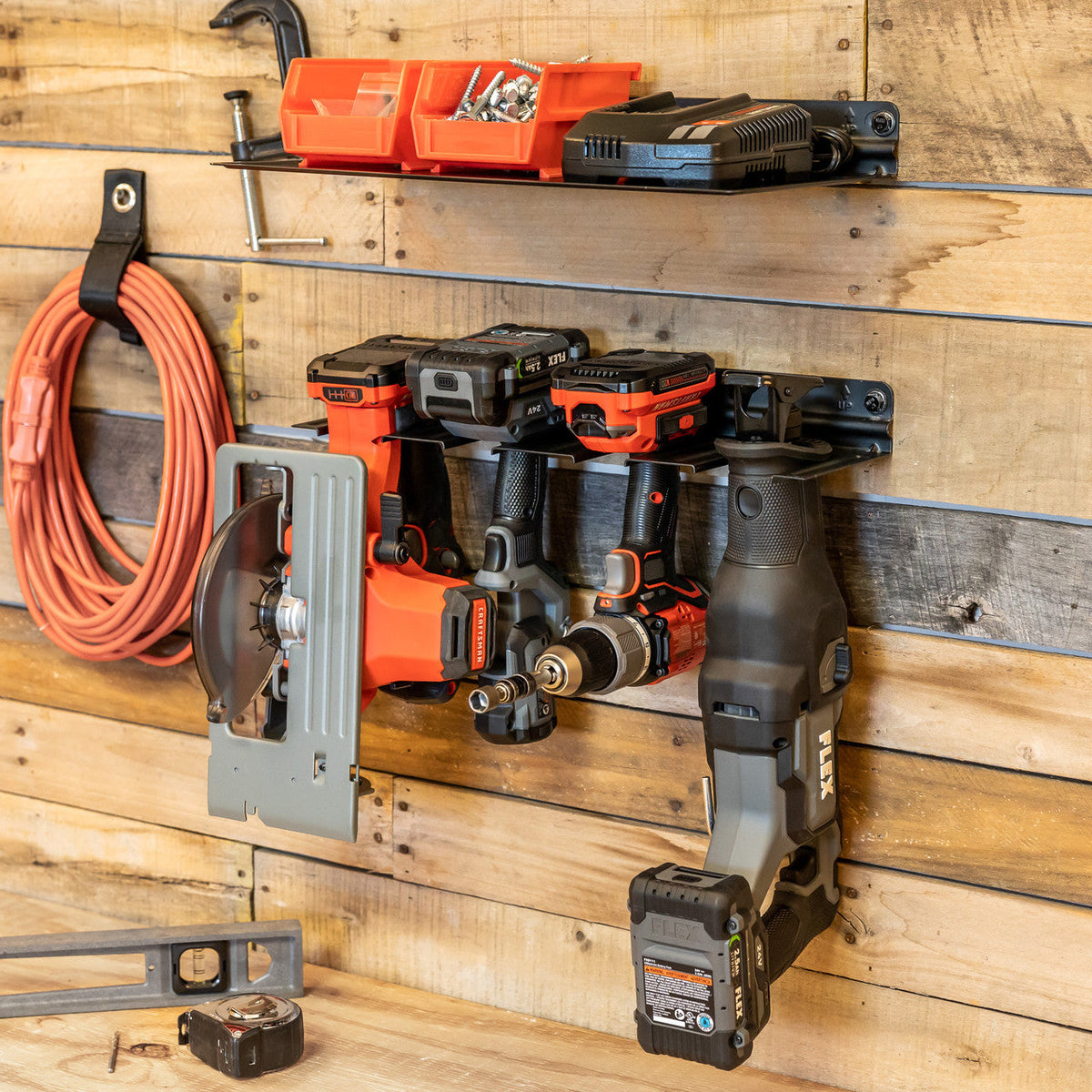 E-Power Tool Organizer & Shelf | Garage Storage Rack - product view 6