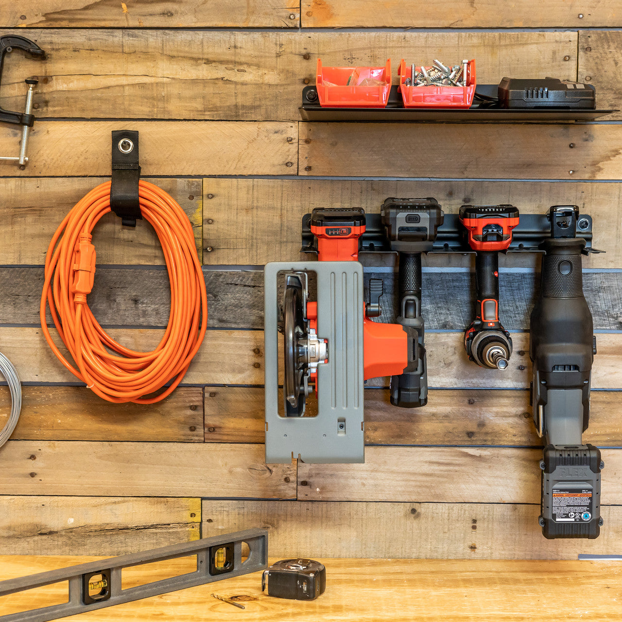E-Power Tool Organizer & Shelf | Garage Storage Rack - product view 5