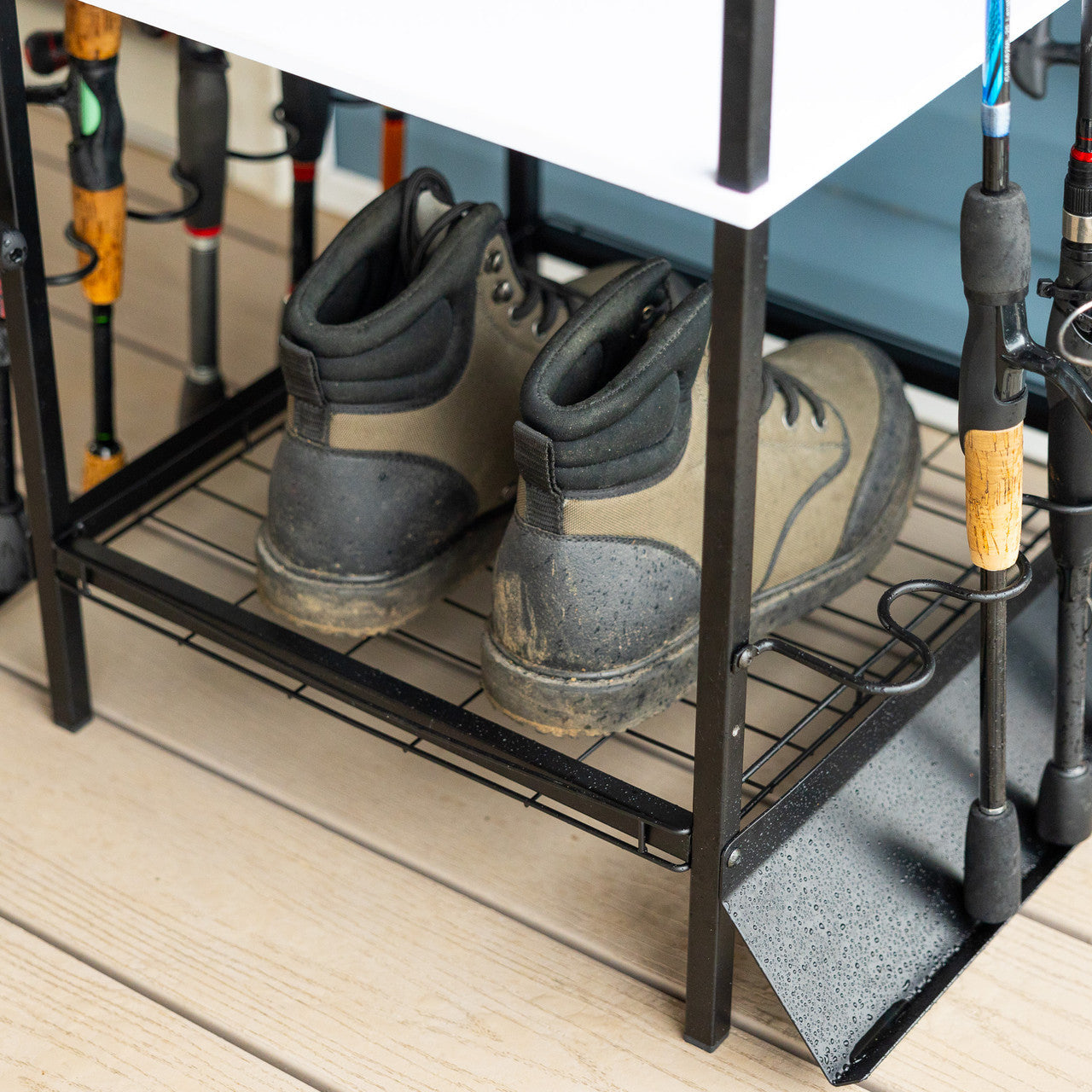 StoreYourBoard Tarpon 10-Rod Fishing Stand — product view 3