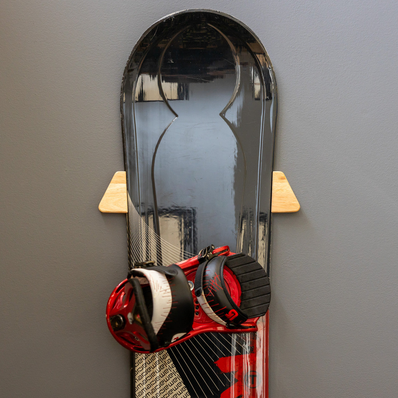 Taos Snowboard Storage | Minimalist Wood Display Rack - product view 4