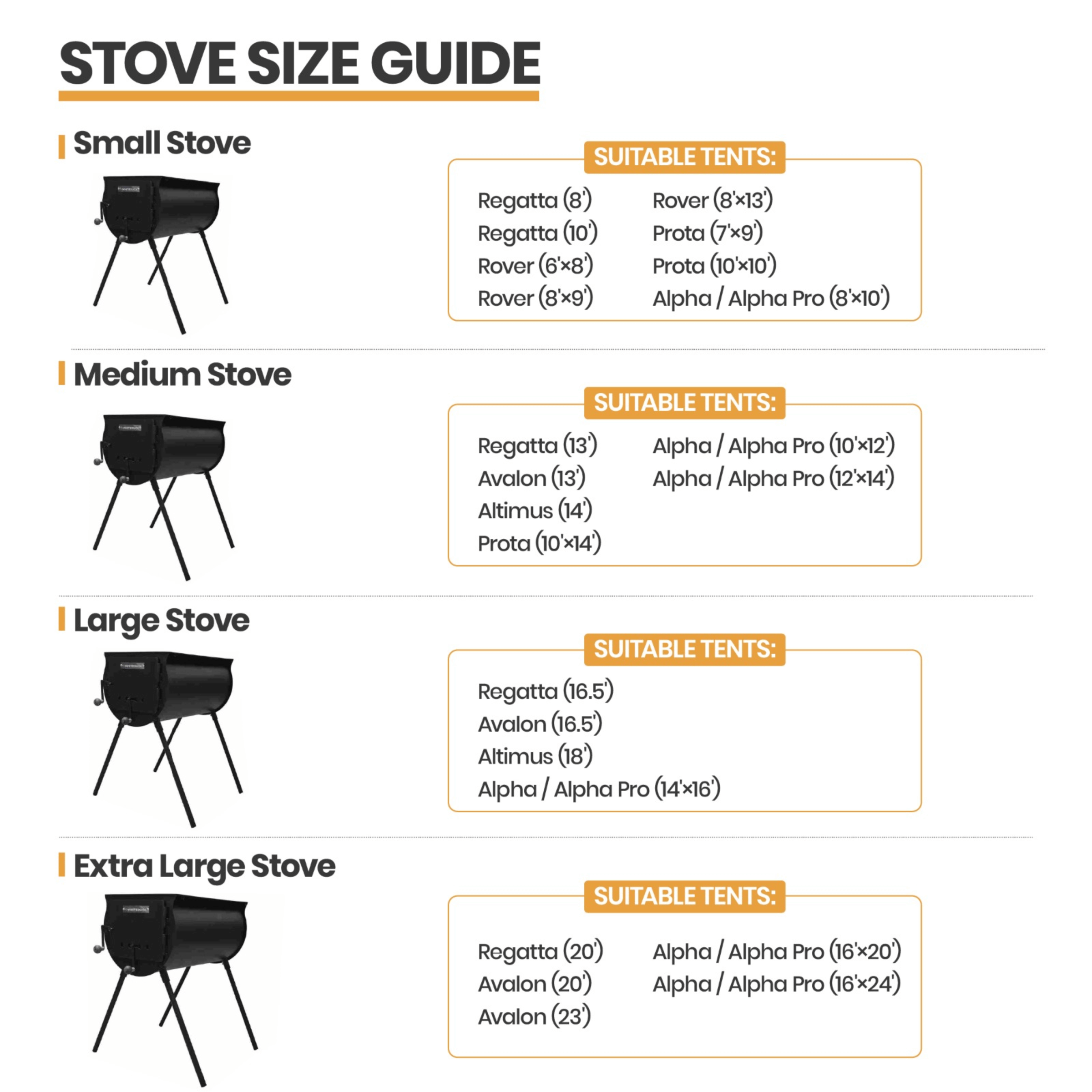 White Duck Anchor Stove - XLarge