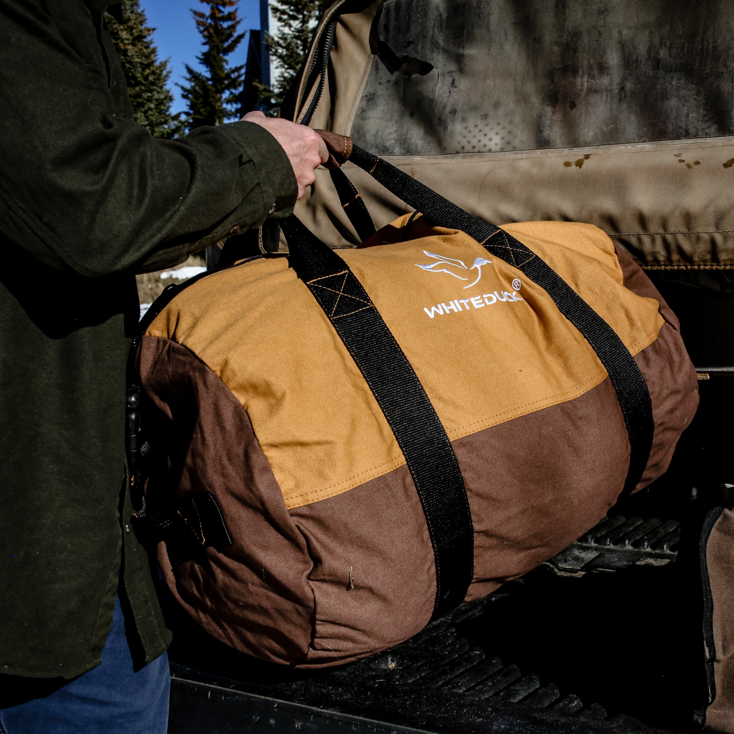 White Duck Filios Canvas Duffel Bag
