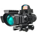 Pinty Vexa 2-in-1 4x32 Prism Scope Combo