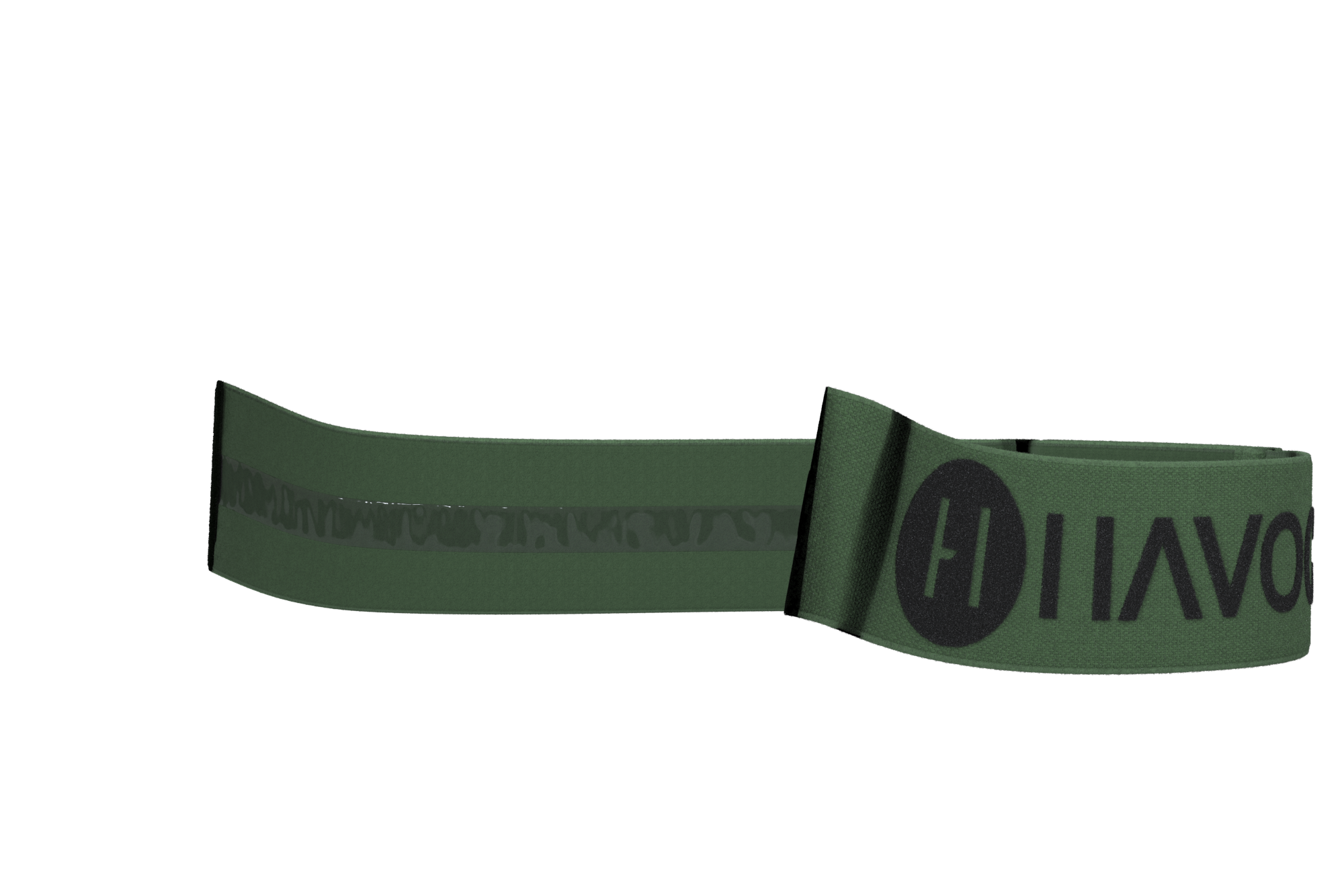 Havoc ODI Green Goggle Strap — Helios & Infinity — product view 1