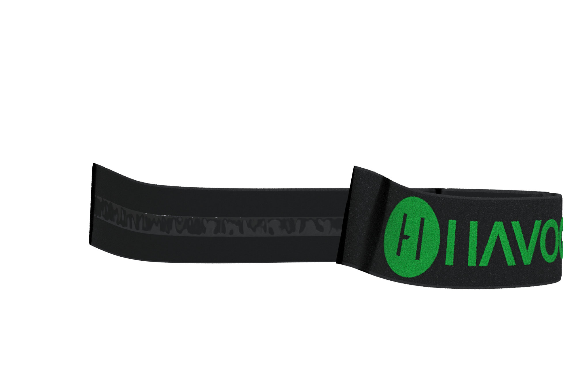 Havoc Green Goggle Strap — Helios & Infinity — product view 1