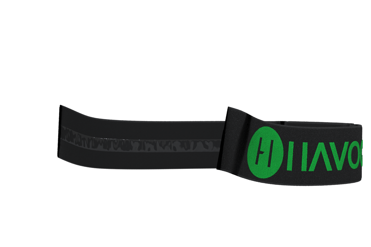 Havoc Green Goggle Strap — Helios & Infinity — product view 1