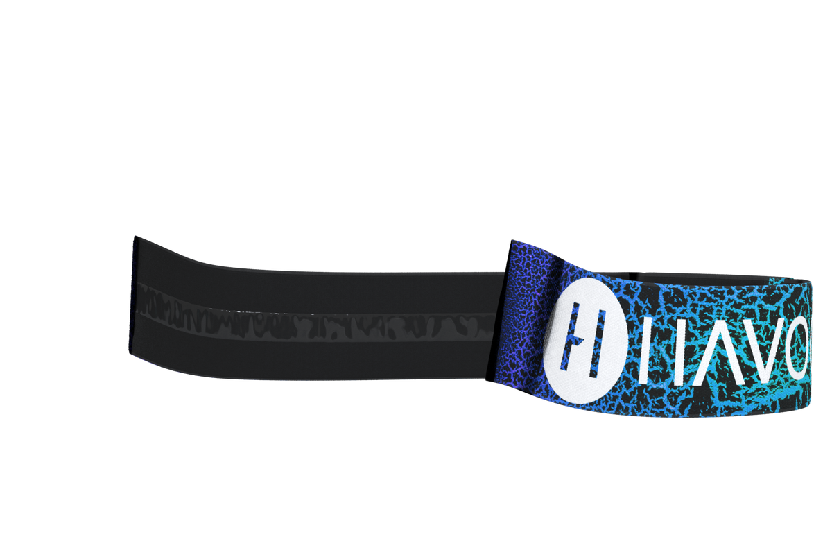 Havoc Blue Dragon Goggle Strap — Helios & Infinity — product view 1