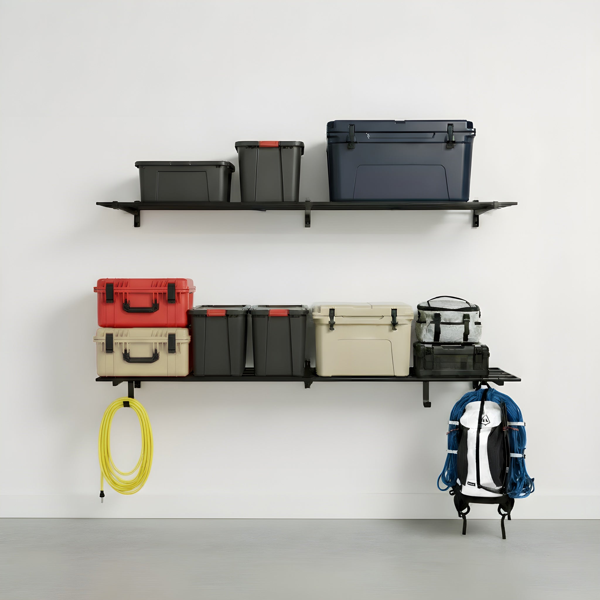 1' x 6' Bristol Garage Wall Mount Shelves | 1 - 2 Pack - product view 1