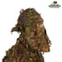QuikCamo Fitted Hat with Rear Leafy Camo Face Mask – product view 10
