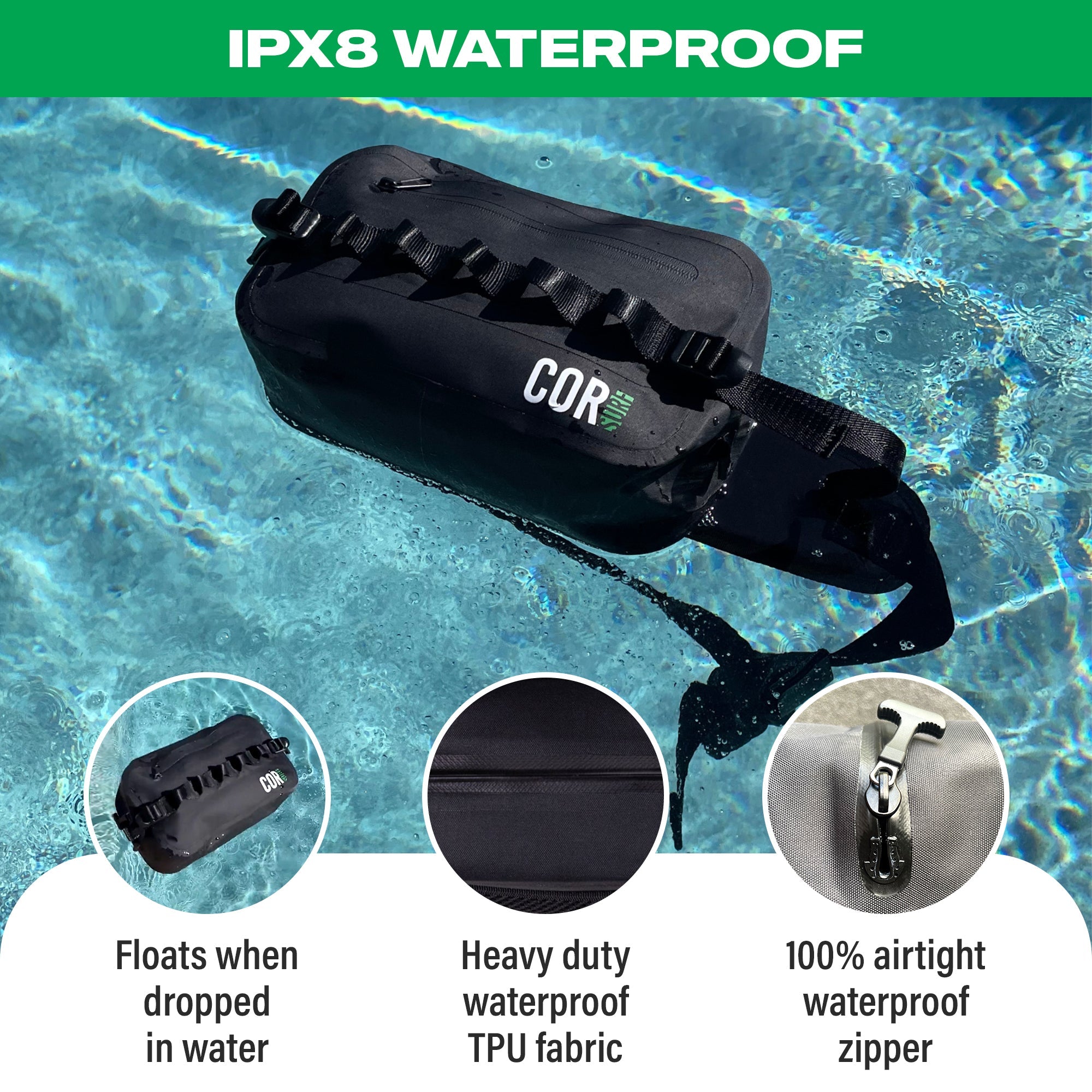 COR Surf Waterproof Waist Pack 2.5L — view 4