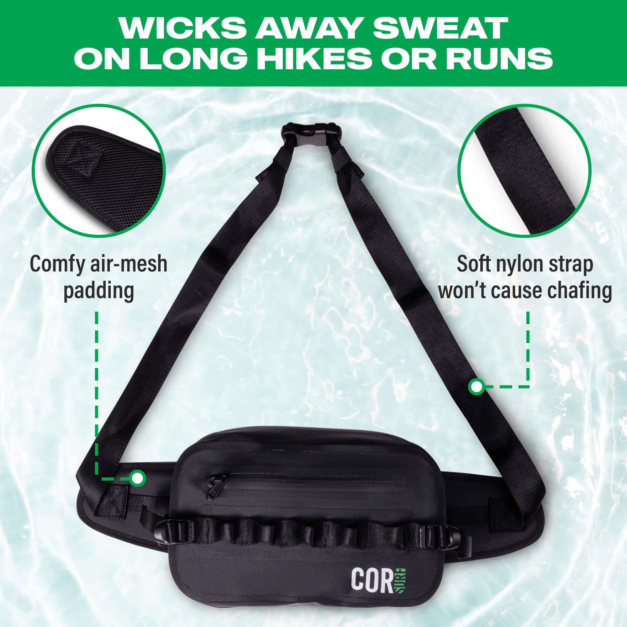 COR Surf Waterproof Waist Pack 2.5L — view 3