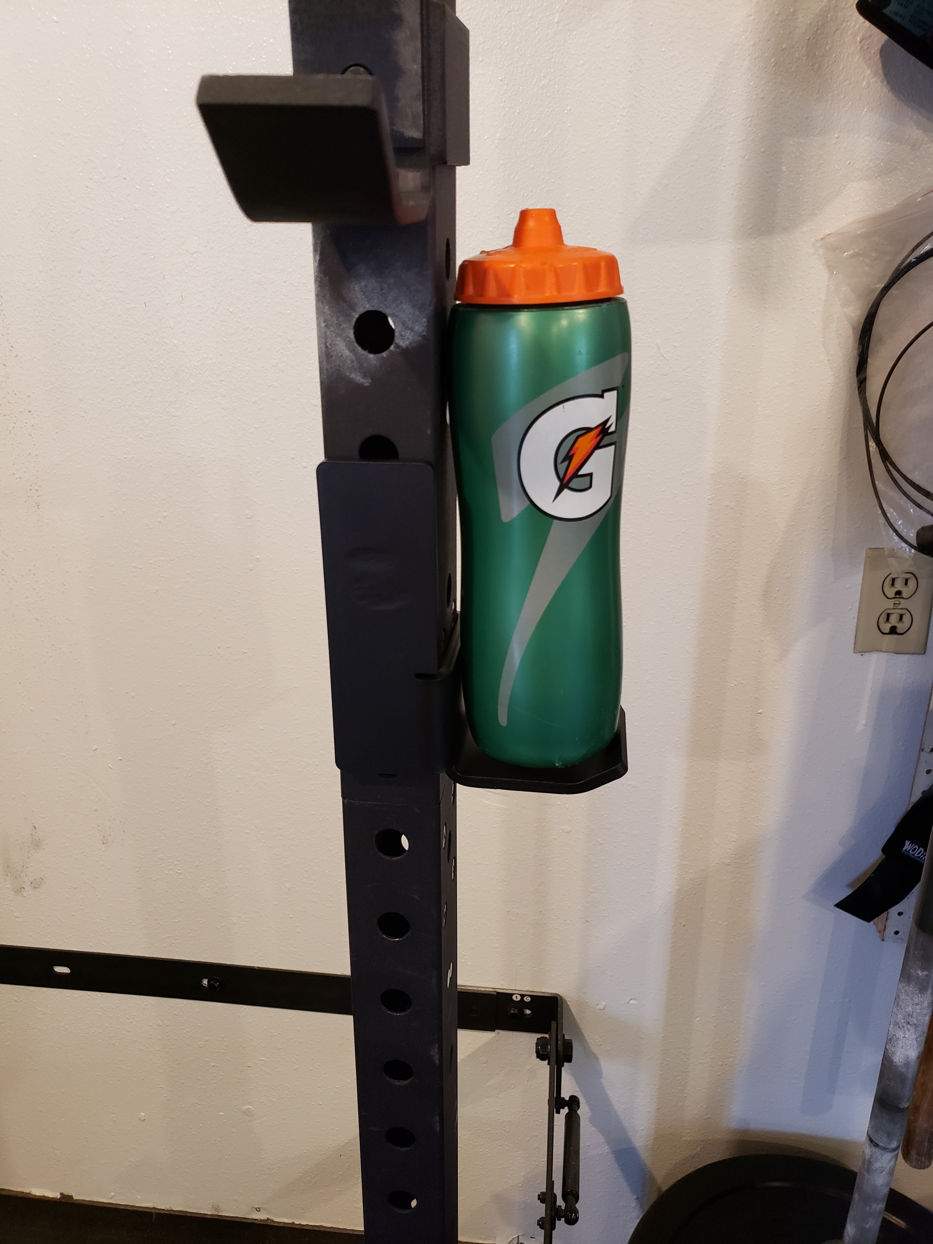 Barbell J Cup Step Bracket by F and F Steel