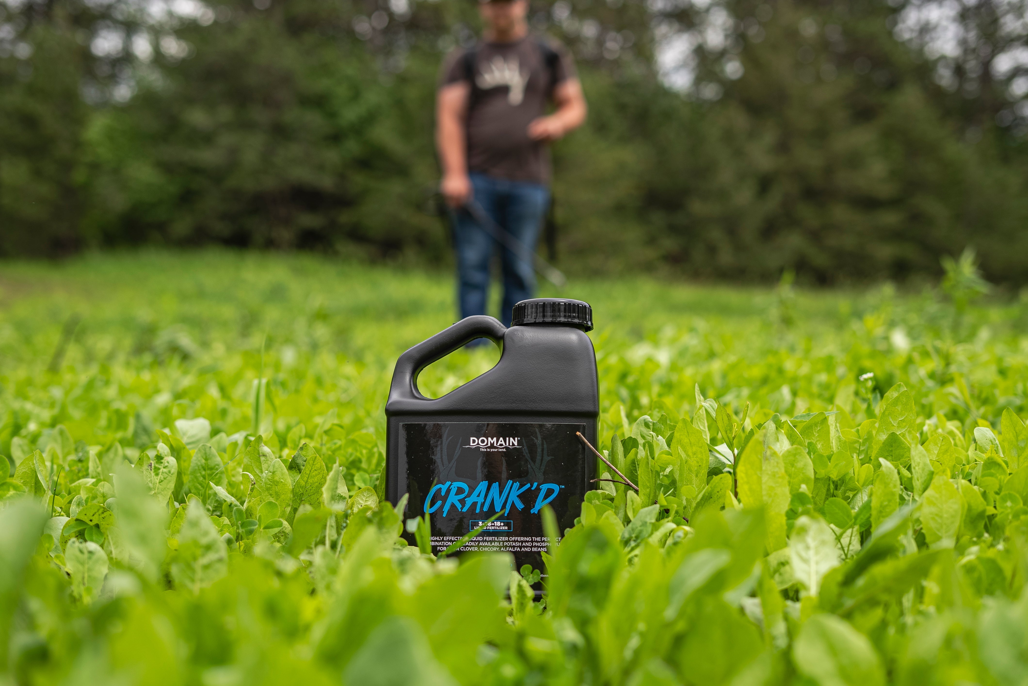 Crank'd™ 3-18-18+ Food Plot Liquid by Domain Outdoor - product image 5