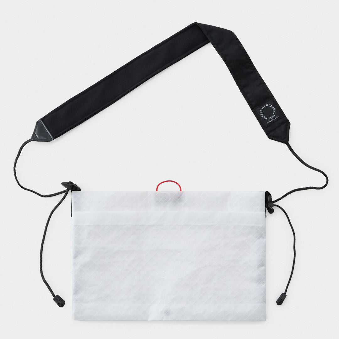 Yamatomichi Sacoche in Sail White with black shoulder strap
