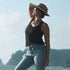 Womens microweight tank top super light merino wool for summer