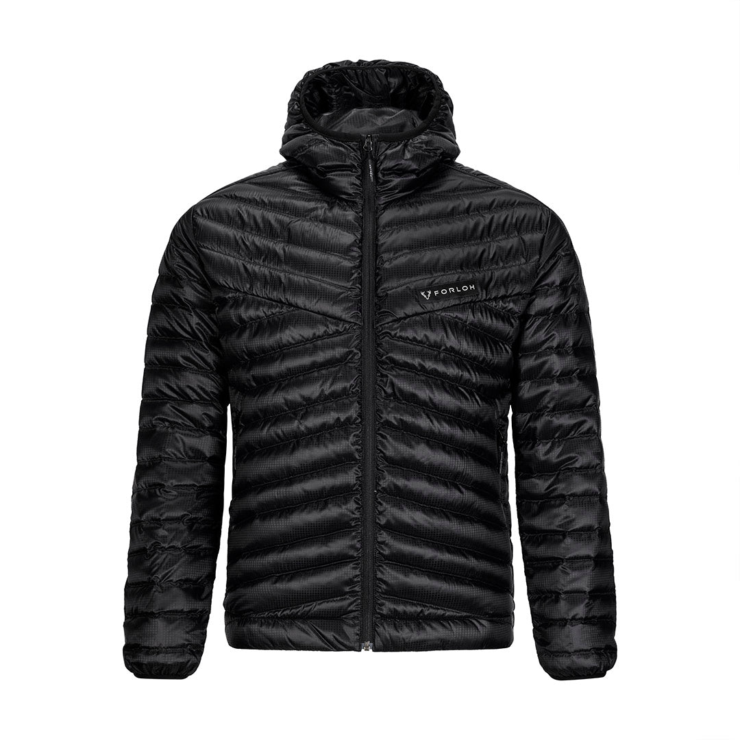 Men's ThermoNeutral Down Hooded Jacket by FORLOH