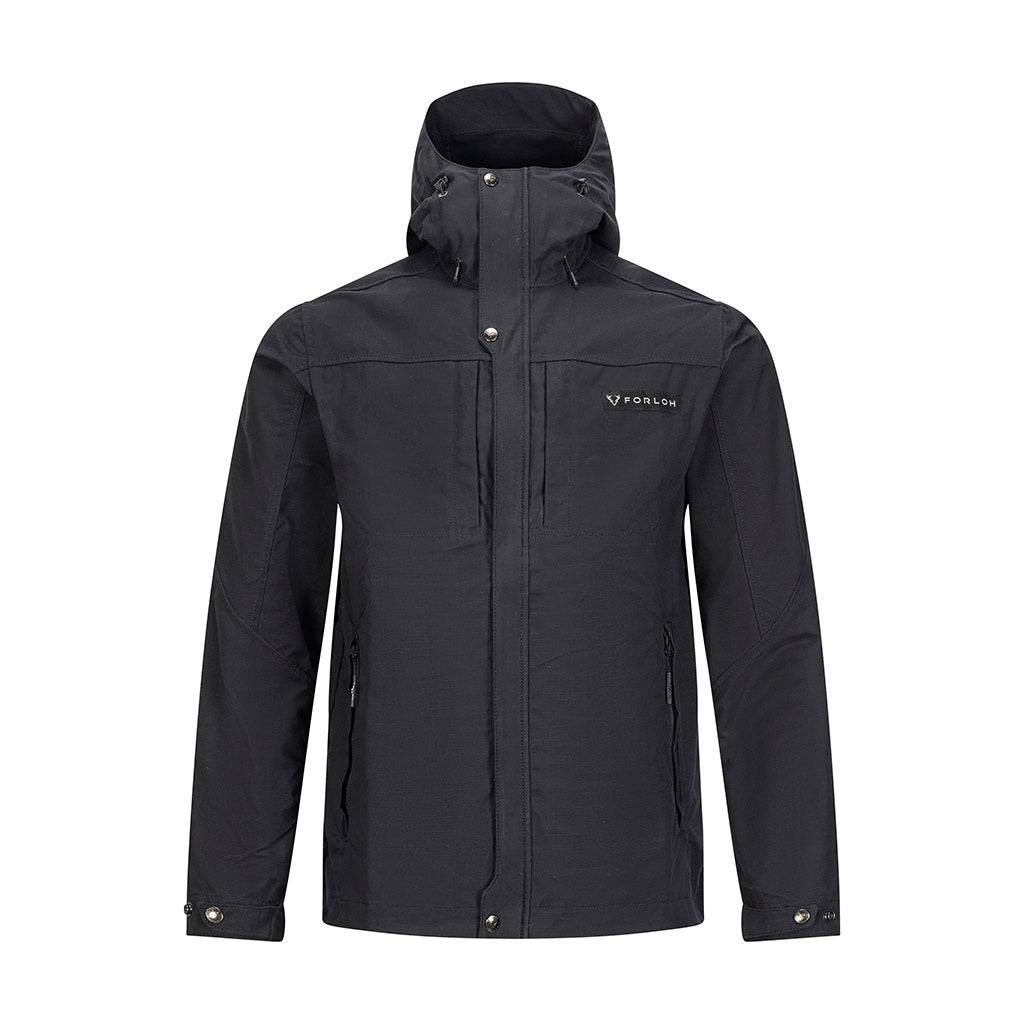 Men's Brush to Mountain Waxed Cotton Jacket by FORLOH