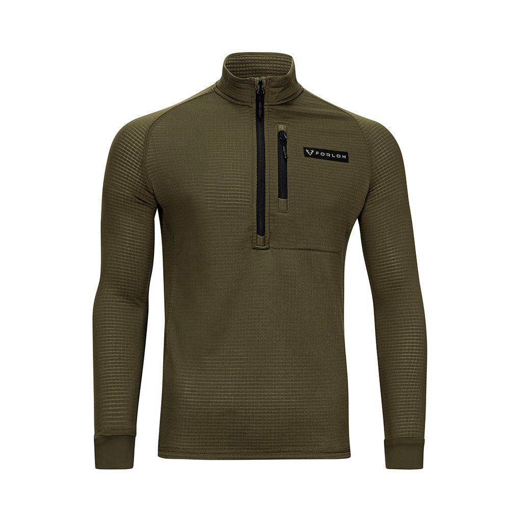 Men’s Polartec® Power Grid™ Half-Zip Midlayer by FORLOH