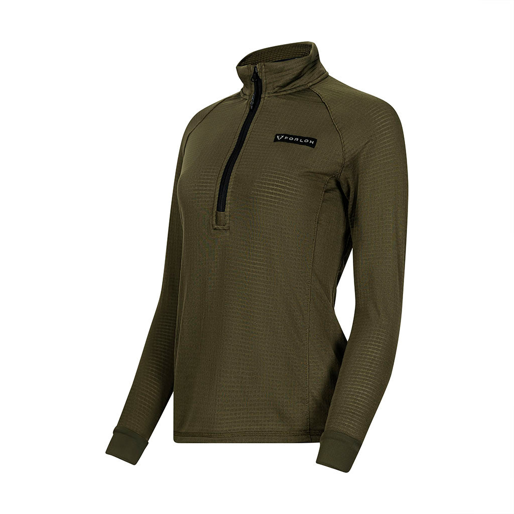 Women's Polartec® Power Grid Half-Zip Midlayer by FORLOH
