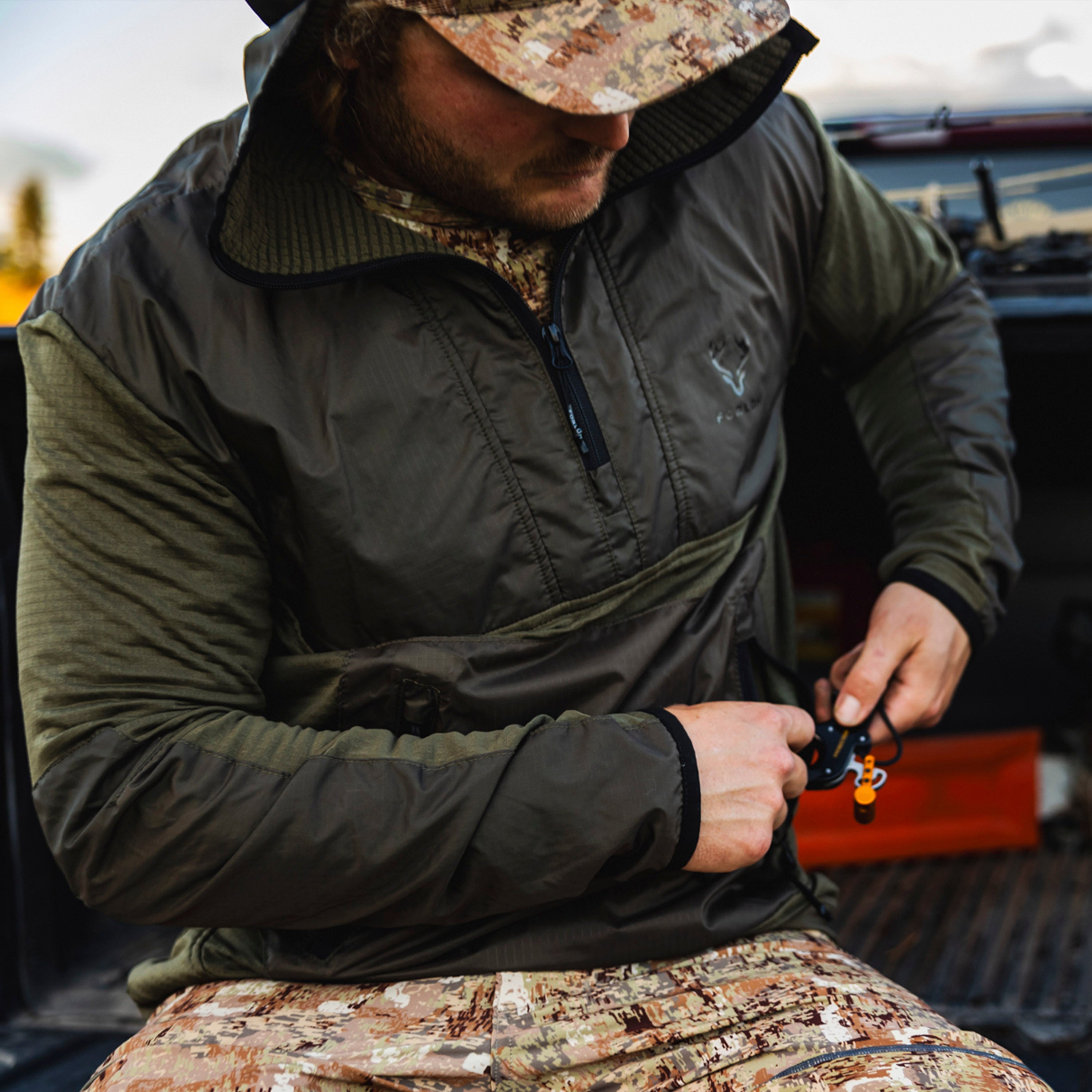 Men’s Polartec® Power Grid™ Anorak by FORLOH