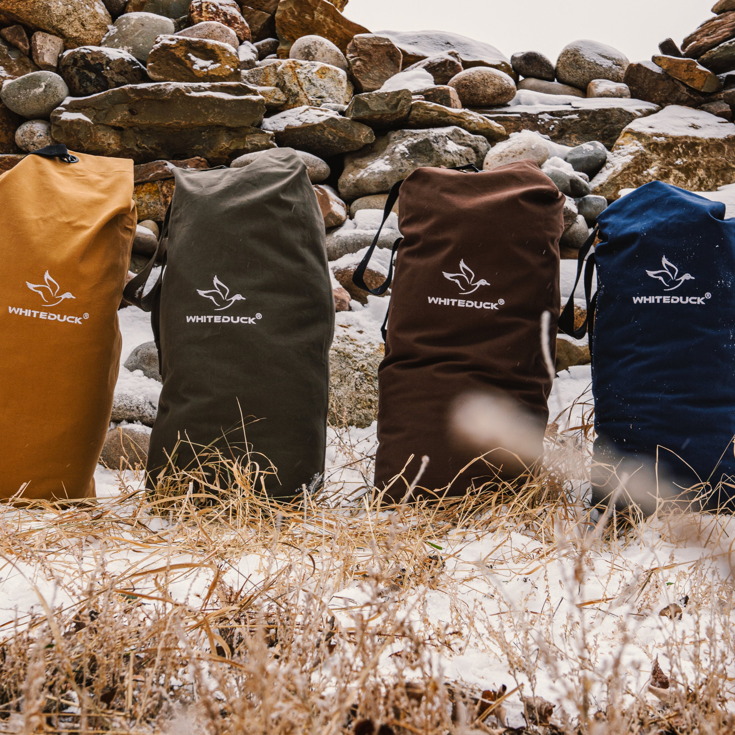 White Duck Hoplite Canvas Top Load Bag