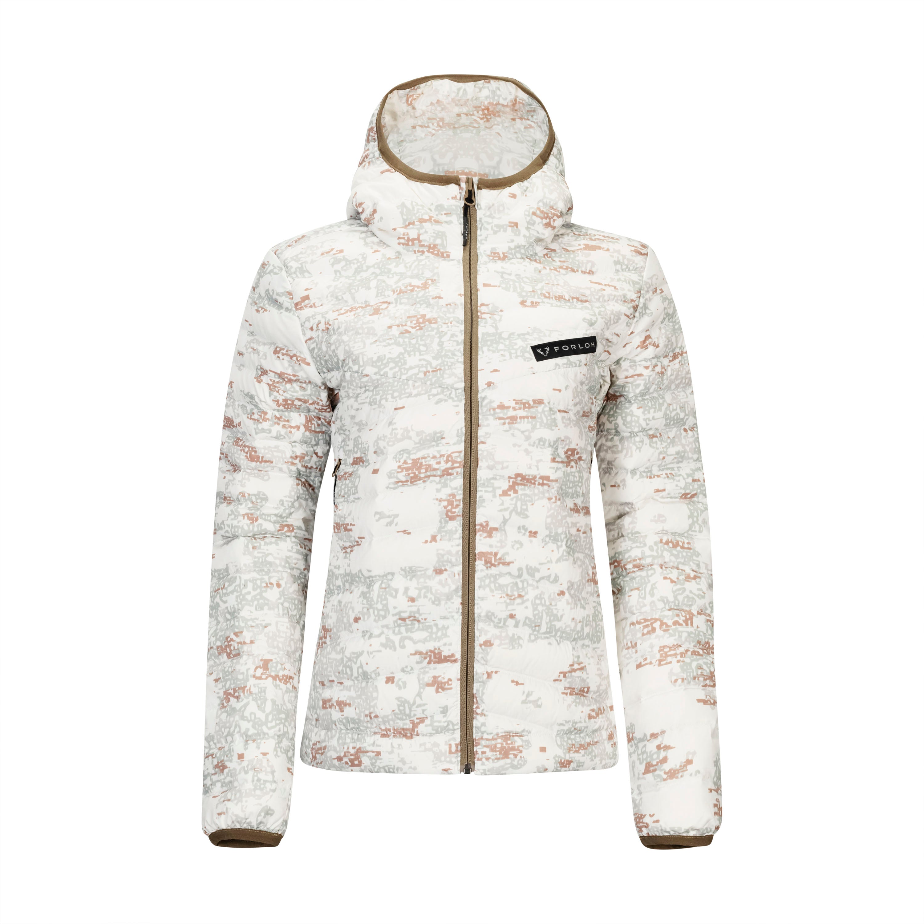 Women's ThermoNeutral Down Hooded Jacket by FORLOH
