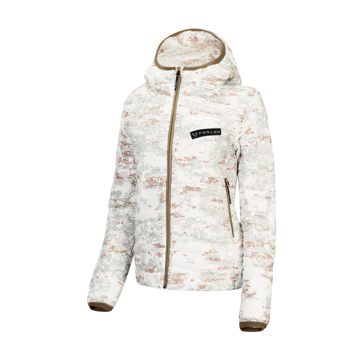 Women's ThermoNeutral Down Hooded Jacket by FORLOH