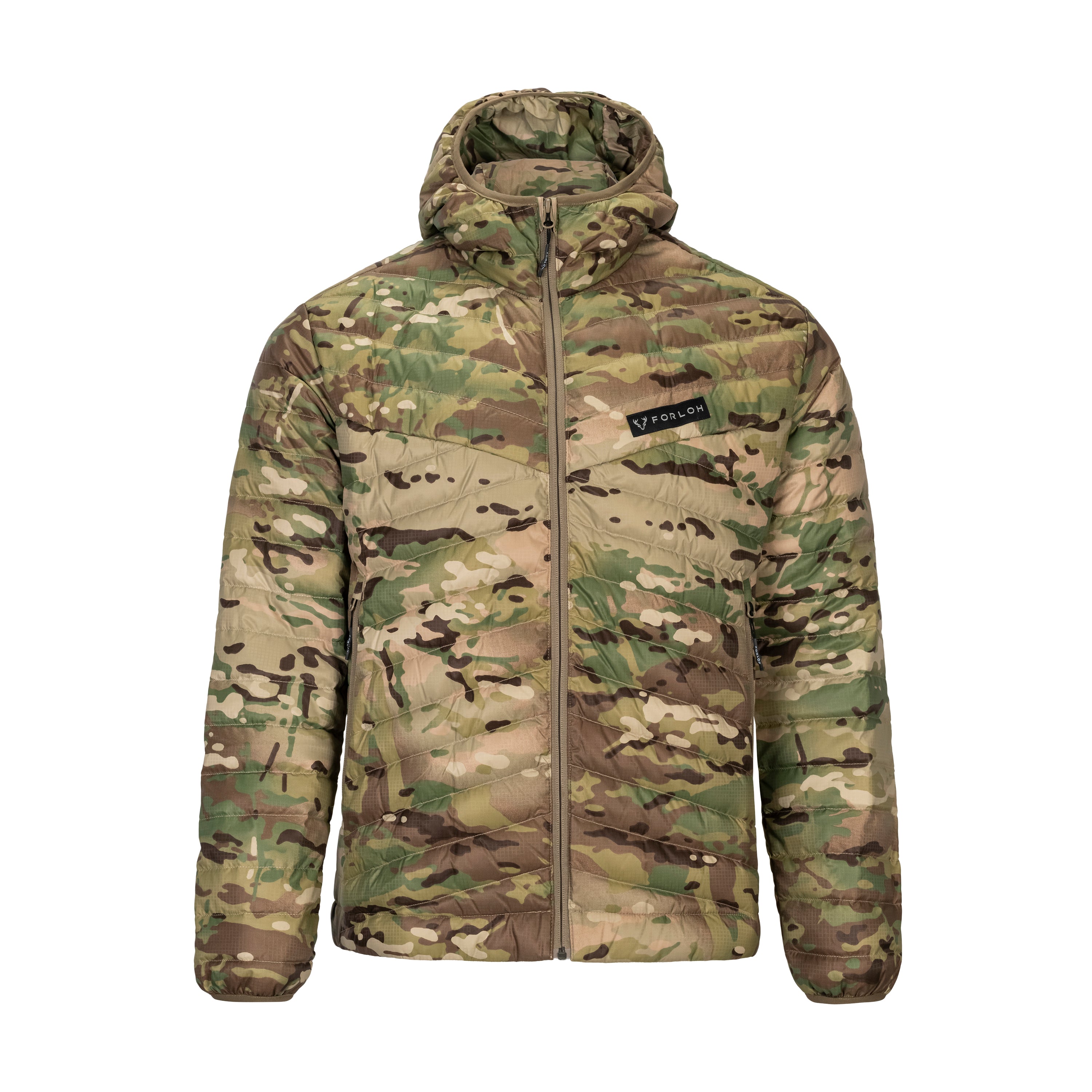 Men's ThermoNeutral Down Hooded Jacket by FORLOH