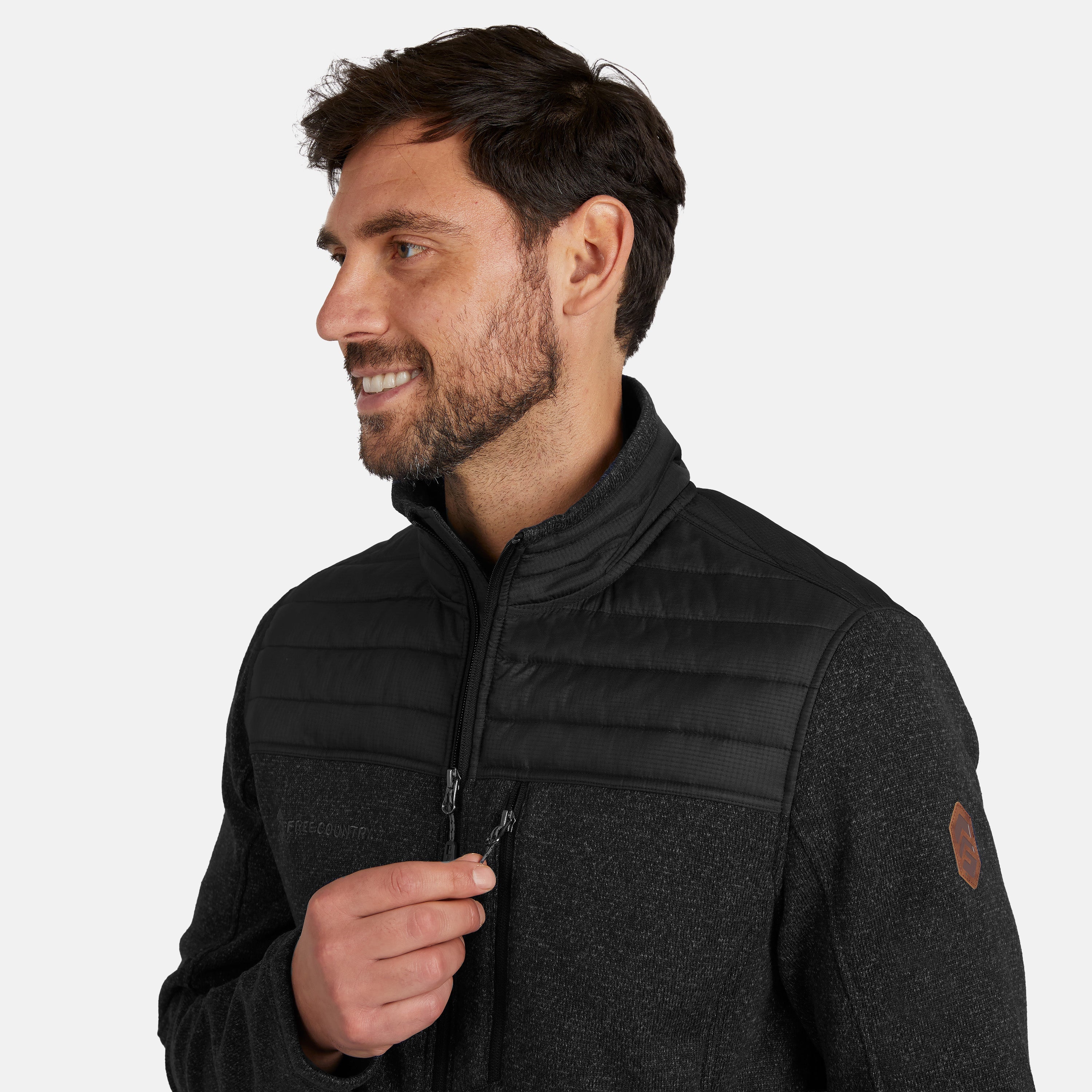 Free Country Men's Frore Knit Fleece Jacket