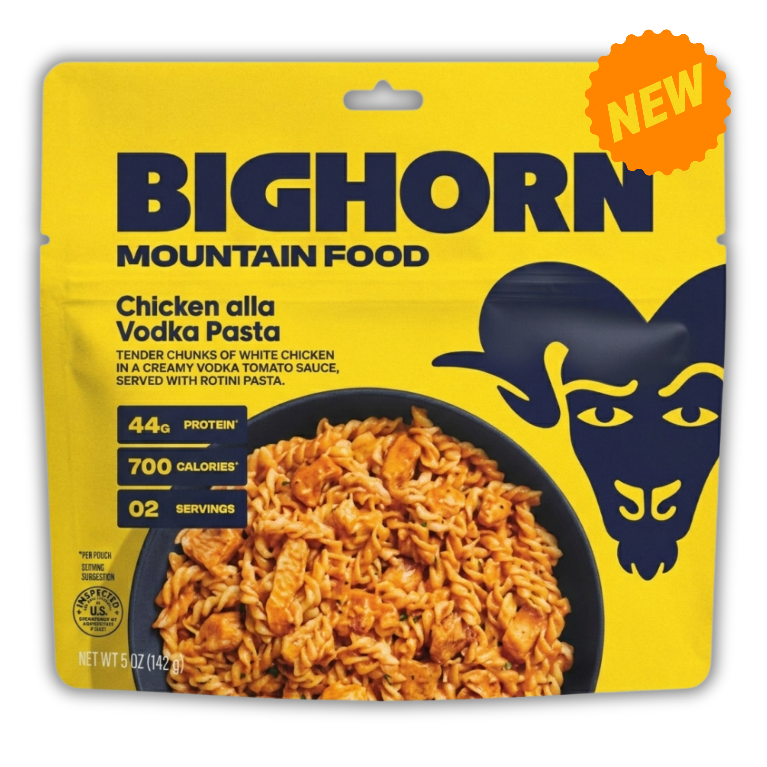 BIGHORN Chicken alla Vodka Pasta pouch front